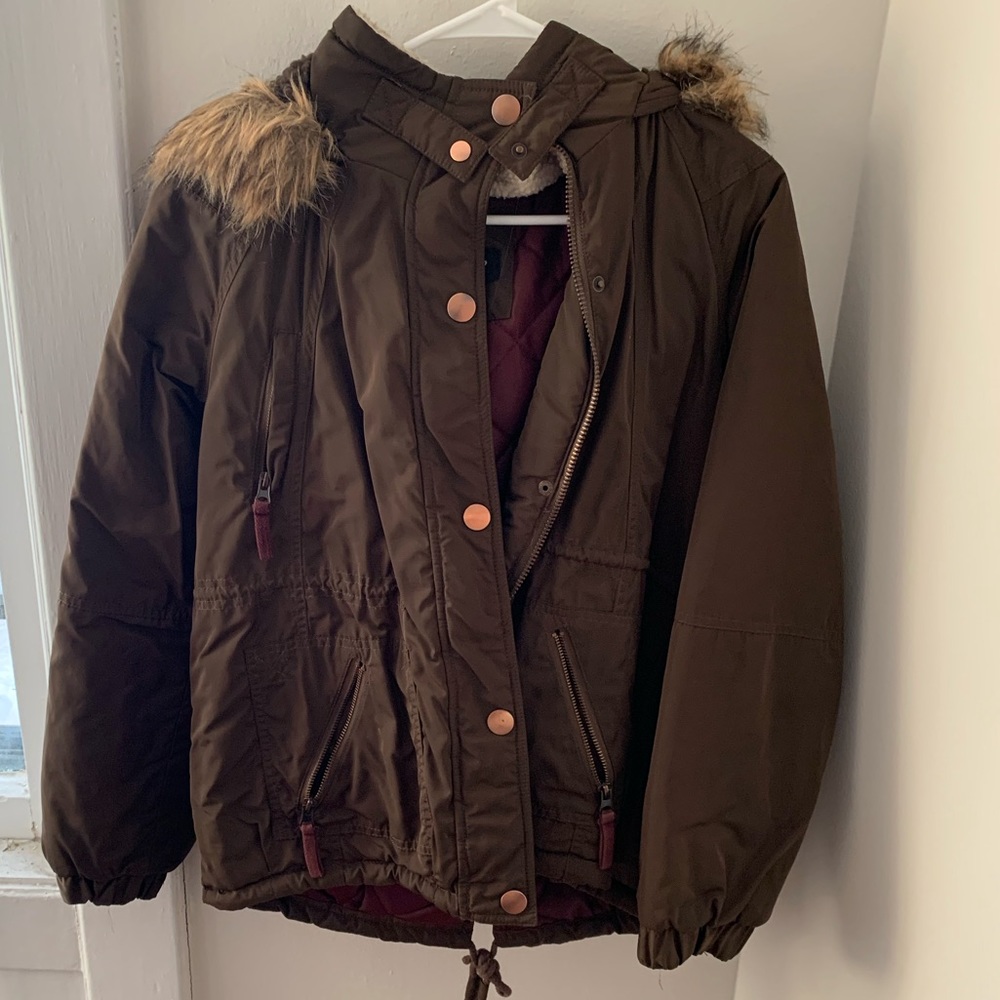 Women’s size medium, forest green, fall jacket